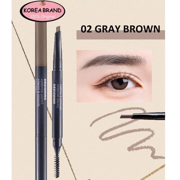 New! The Face Shop Eyebrow Pencil Long Lasting Color w/Angled Tip! - Picture 4 of 4